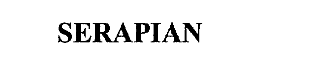 Trademark Logo SERAPIAN