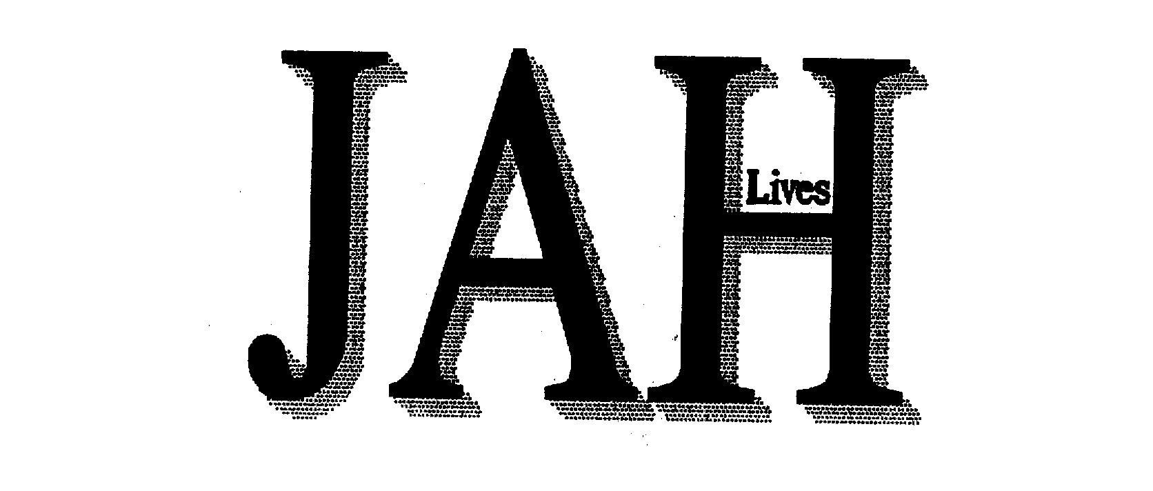 Trademark Logo JAH LIVES