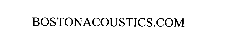  BOSTONACOUSTICS.COM