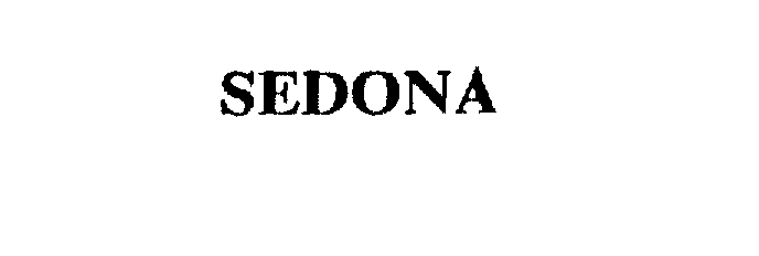 Trademark Logo SEDONA