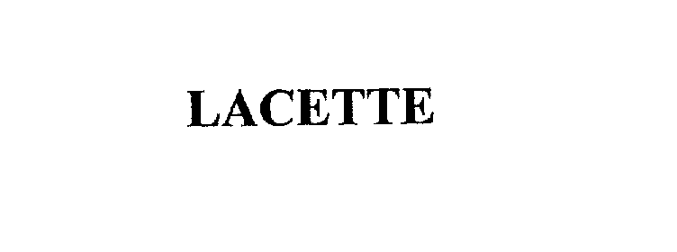 LACETTE