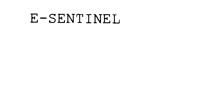 Trademark Logo E-SENTINEL