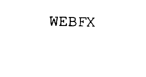 Trademark Logo WEBFX