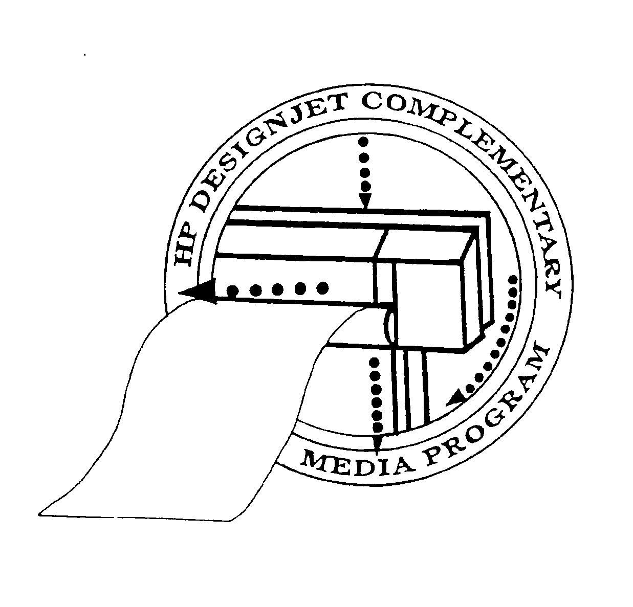 Trademark Logo HP DESIGNJET COMPLEMENTARY MEDIA PROGRAM