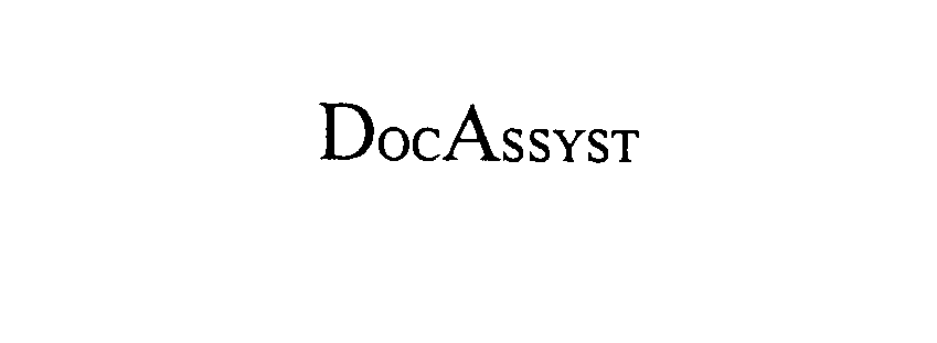 Trademark Logo DOCASSYST