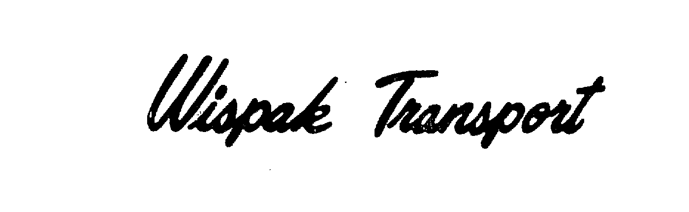 Trademark Logo WISPAK TRANSPORT