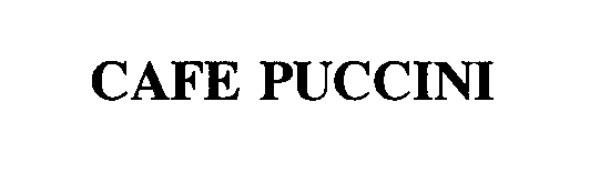 Trademark Logo CAFE PUCCINI