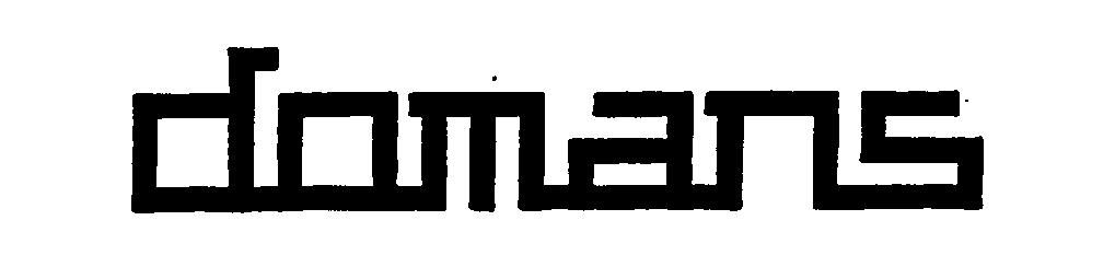 Trademark Logo DOMANS(