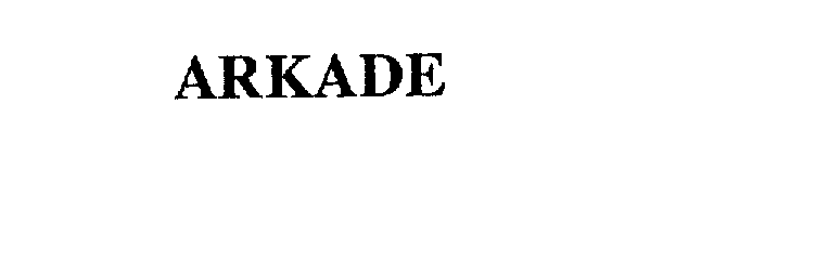 Trademark Logo ARKADE