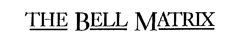 Trademark Logo THE BELL MATRIX