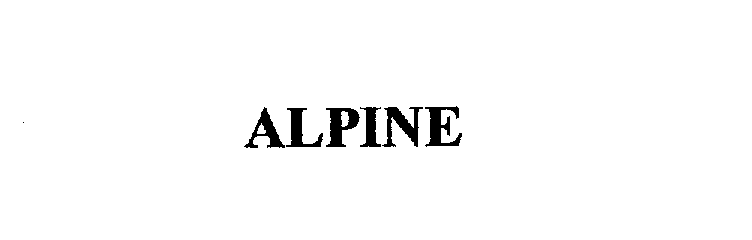  ALPINE