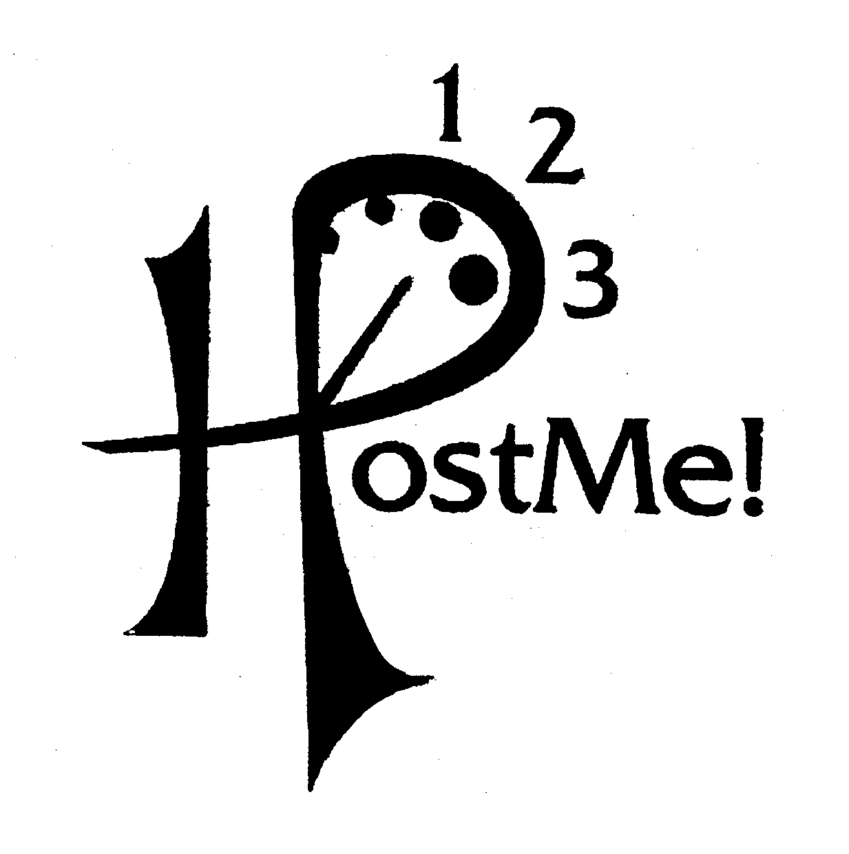 Trademark Logo 1 2 3 HOSTME!