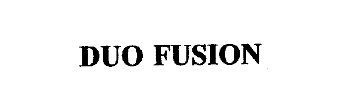 Trademark Logo DUO FUSION