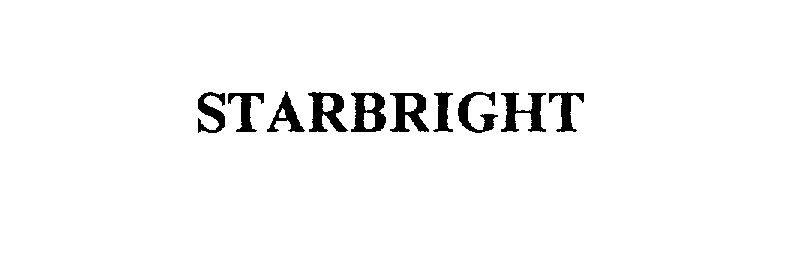 Trademark Logo STARBRIGHT