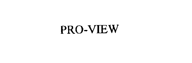 Trademark Logo PRO-VIEW