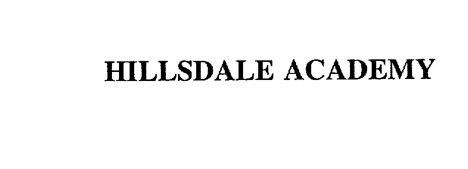  HILLSDALE ACADEMY