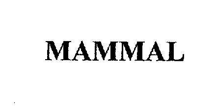 Trademark Logo MAMMAL