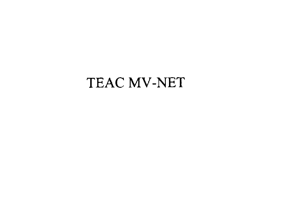  TEAC MV-NET