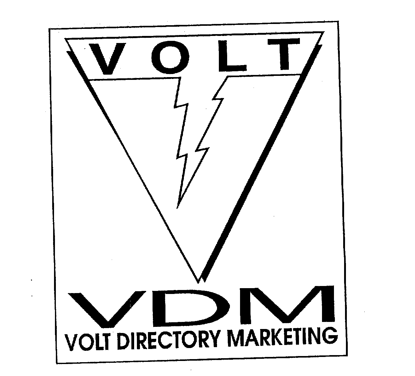 Trademark Logo VOLT VDM VOLT DIRECTORY MARKETING