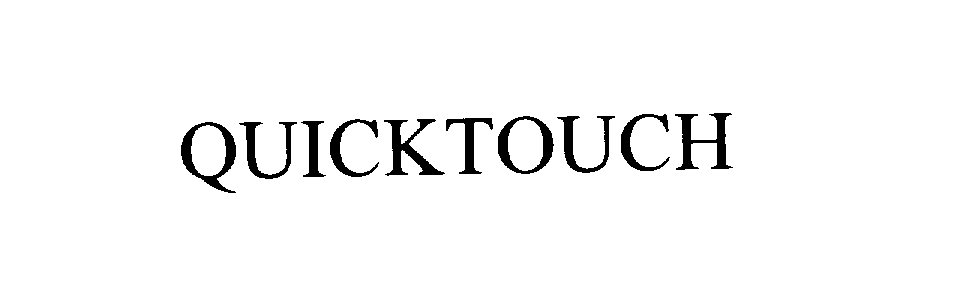 Trademark Logo QUICKTOUCH