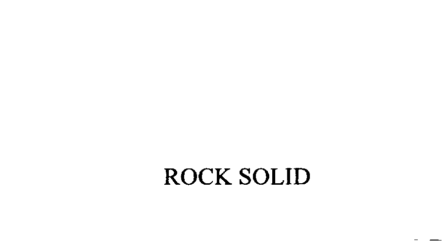 ROCK SOLID