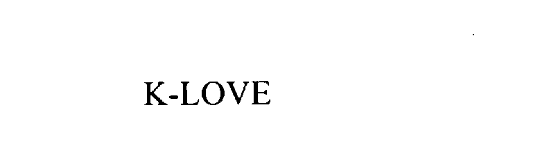Trademark Logo K-LOVE