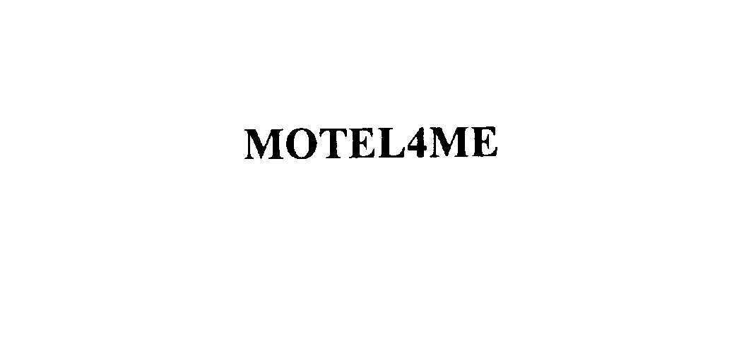 Trademark Logo MOTEL4ME