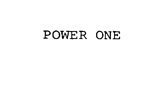 POWER ONE