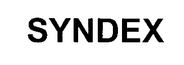 Trademark Logo SYNDEX