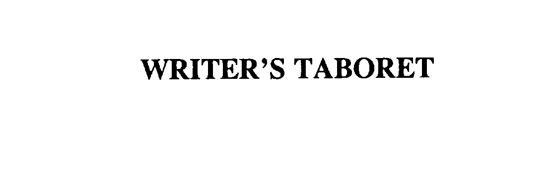  WRITER'S TABORET