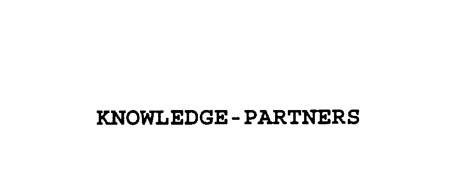 Trademark Logo KNOWLEDGE-PARTNERS