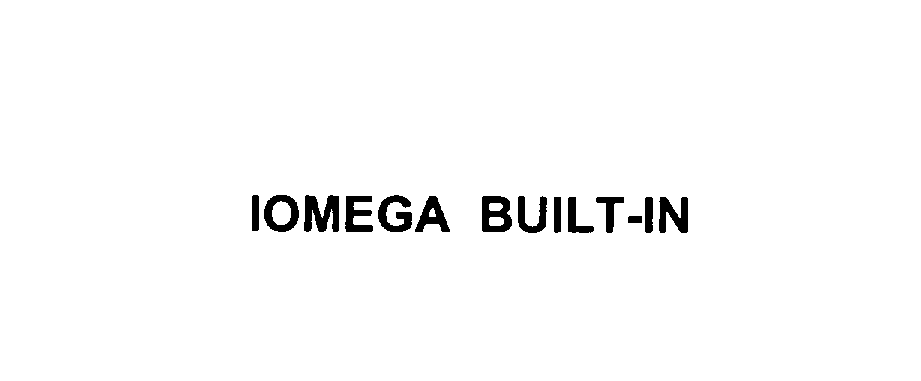  IOMEGA BUILT-IN