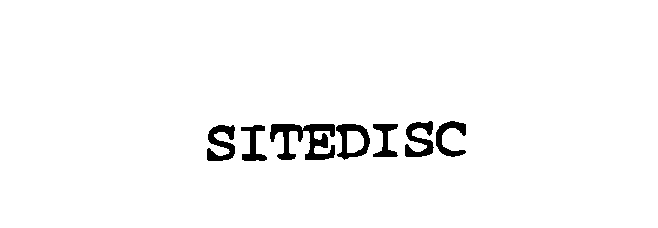 Trademark Logo SITEDISC