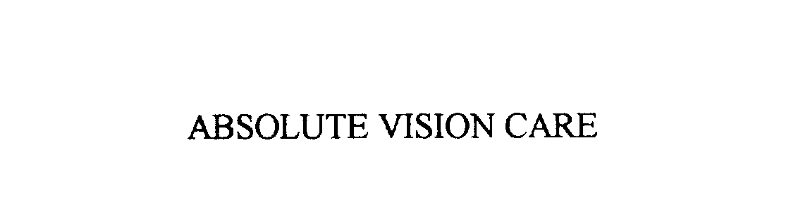  ABSOLUTE VISION CARE