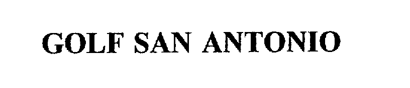 Trademark Logo GOLF SAN ANTONIO