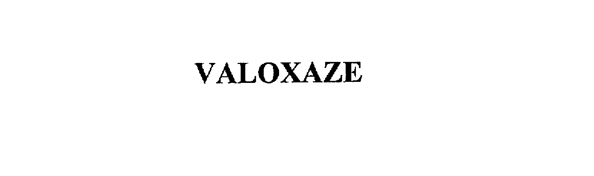 Trademark Logo VALOXAZE