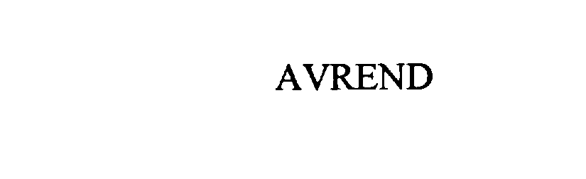 Trademark Logo AVREND