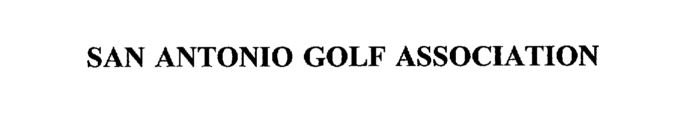  SAN ANTONIO GOLF ASSOCIATION