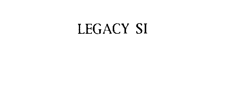 Trademark Logo LEGACY SI