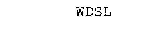 Trademark Logo WDSL