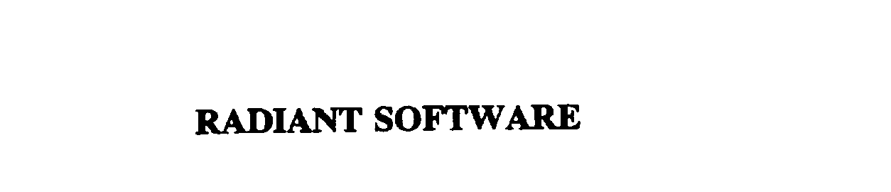 RADIANT SOFTWARE