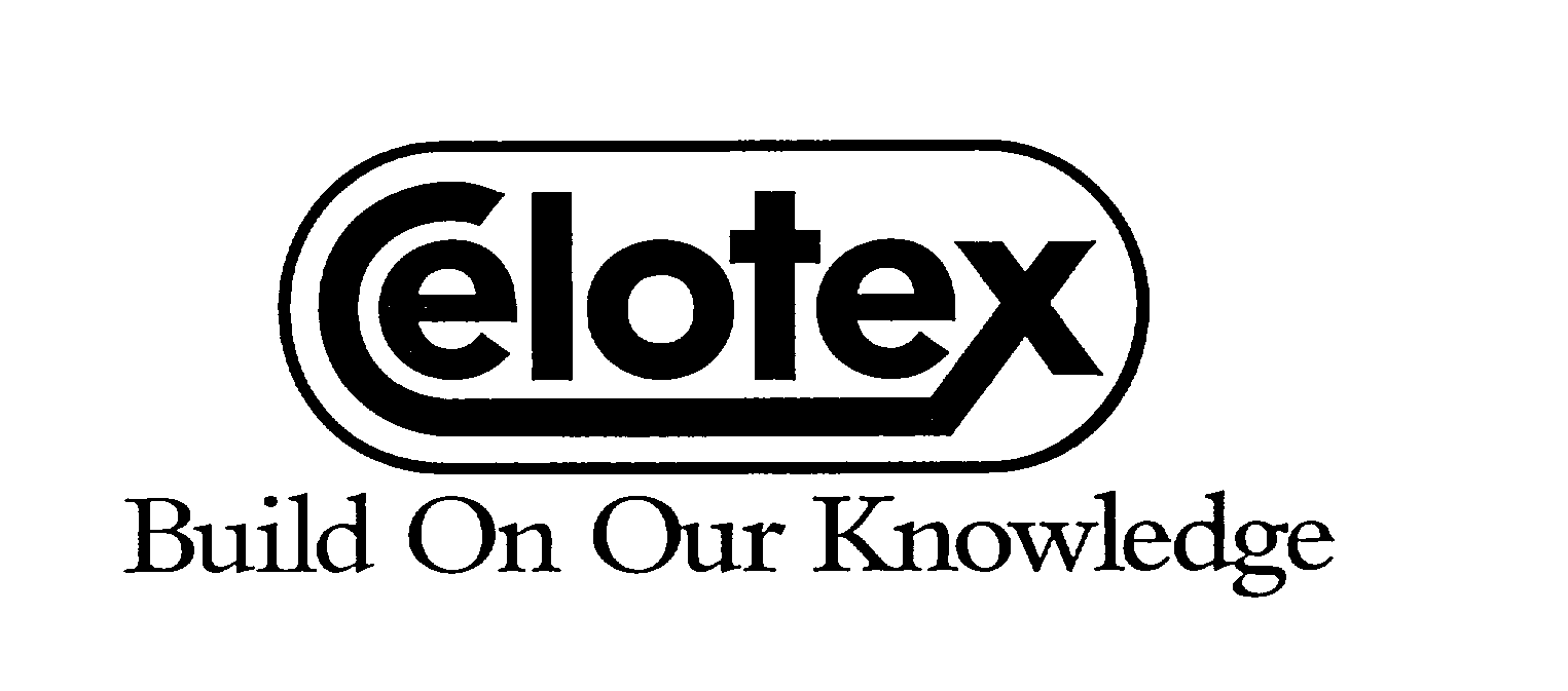 Trademark Logo CELOTEX BUILD ON OUR KNOWLEDGE