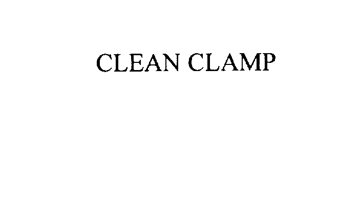  CLEAN CLAMP