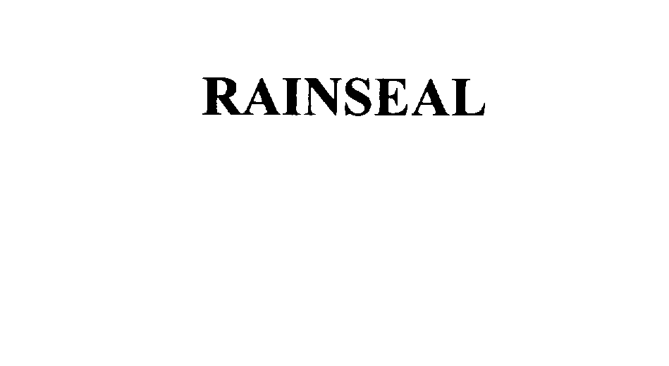 Trademark Logo RAINSEAL