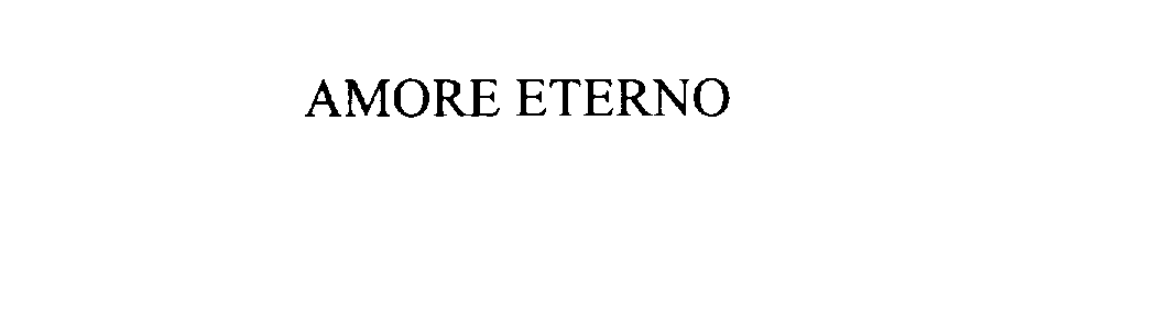 Trademark Logo AMORE ETERNO