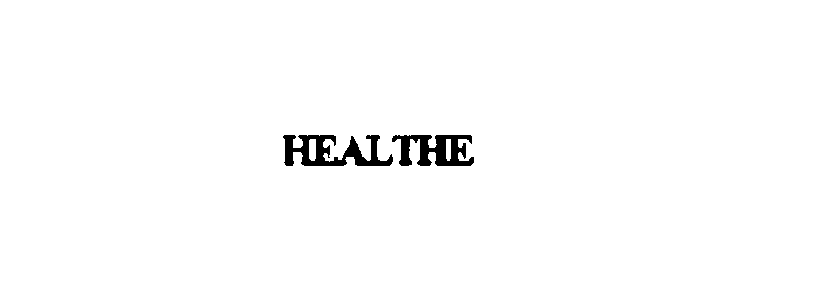 Trademark Logo HEALTHE