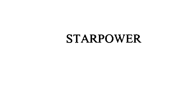 Trademark Logo STARPOWER