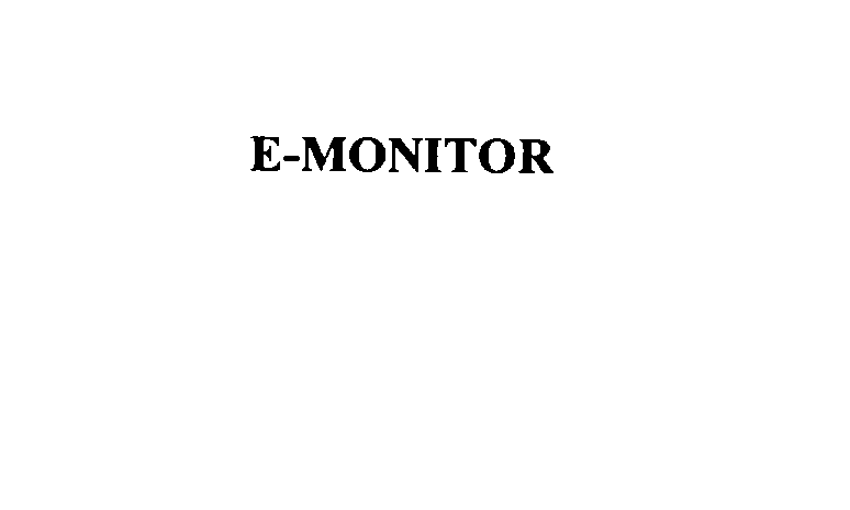  E-MONITOR