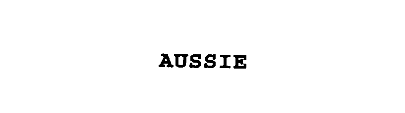 Trademark Logo AUSSIE