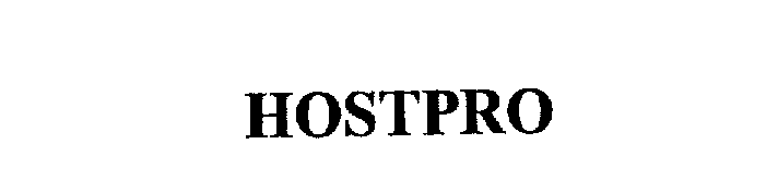 Trademark Logo HOSTPRO